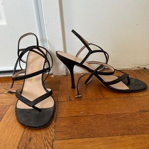 Blue Stuart Weitzman sparkle sandals